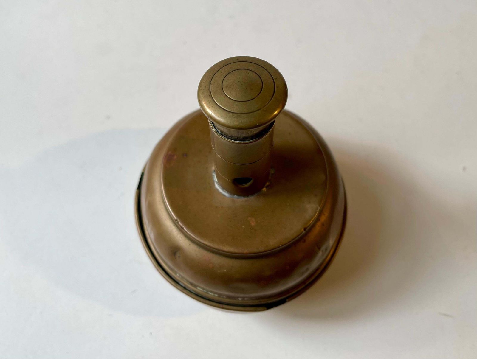 Bauhaus Era Desk Cigar Cutter In Brass, English 1930s photo furniture