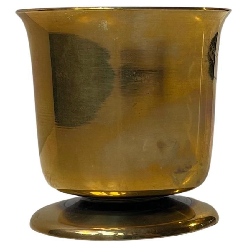 Art Deco Vase In Bronze By Nordisk Malm, 1940s