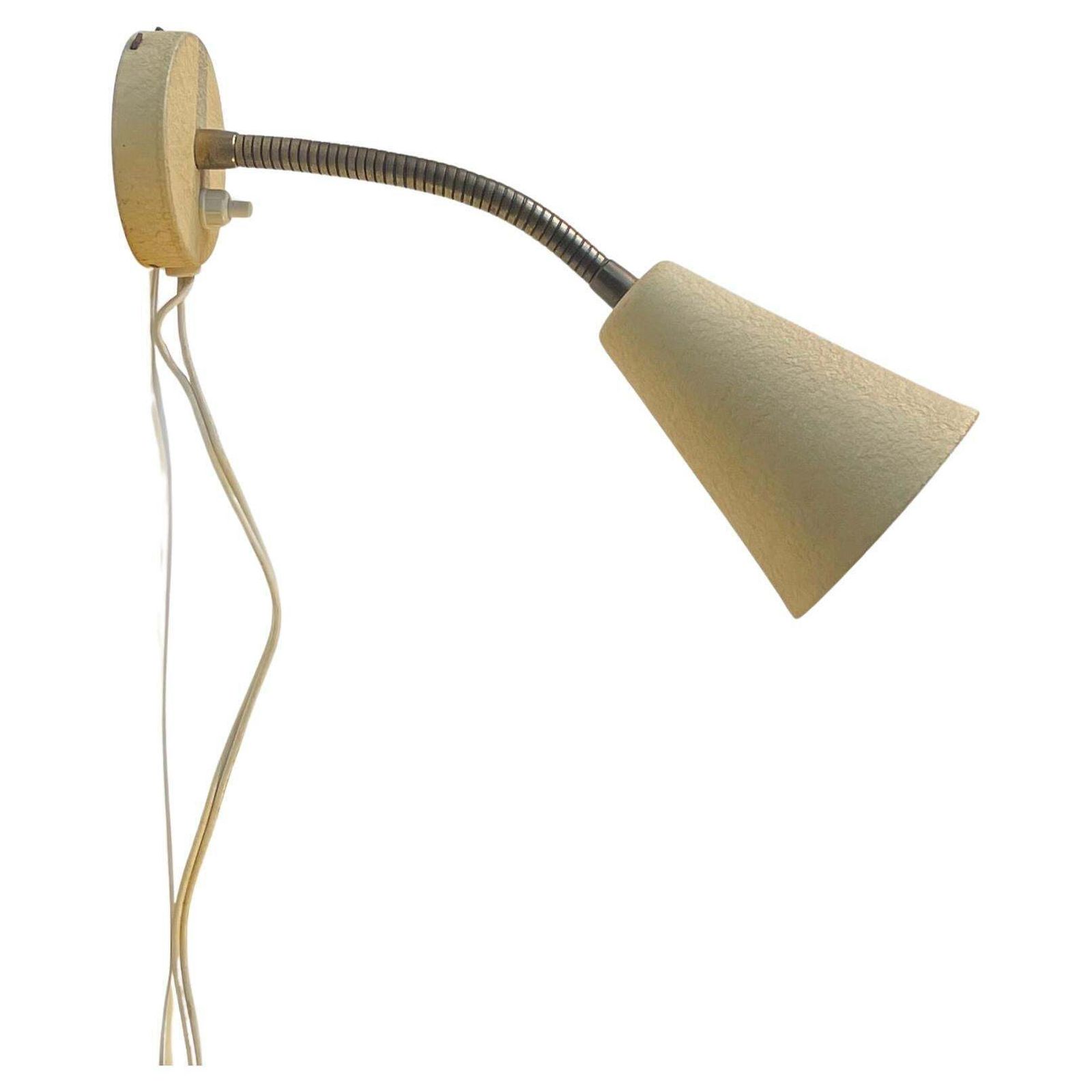 Scandinavian Modern Pastel Yellow Wall Light By E.S. Horn, 1950s