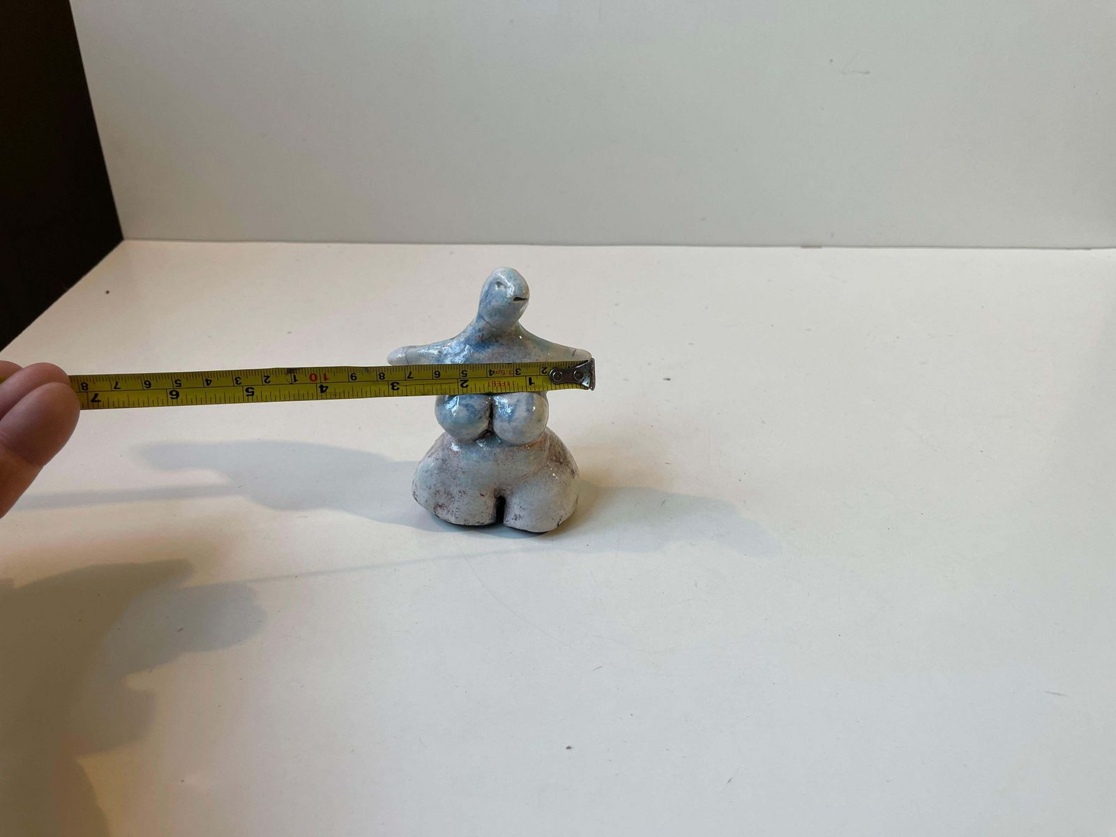 Home Decor Scandinavian Surreal Female Figurine 'Lizard Queen' In The Style Of åke Holm photo