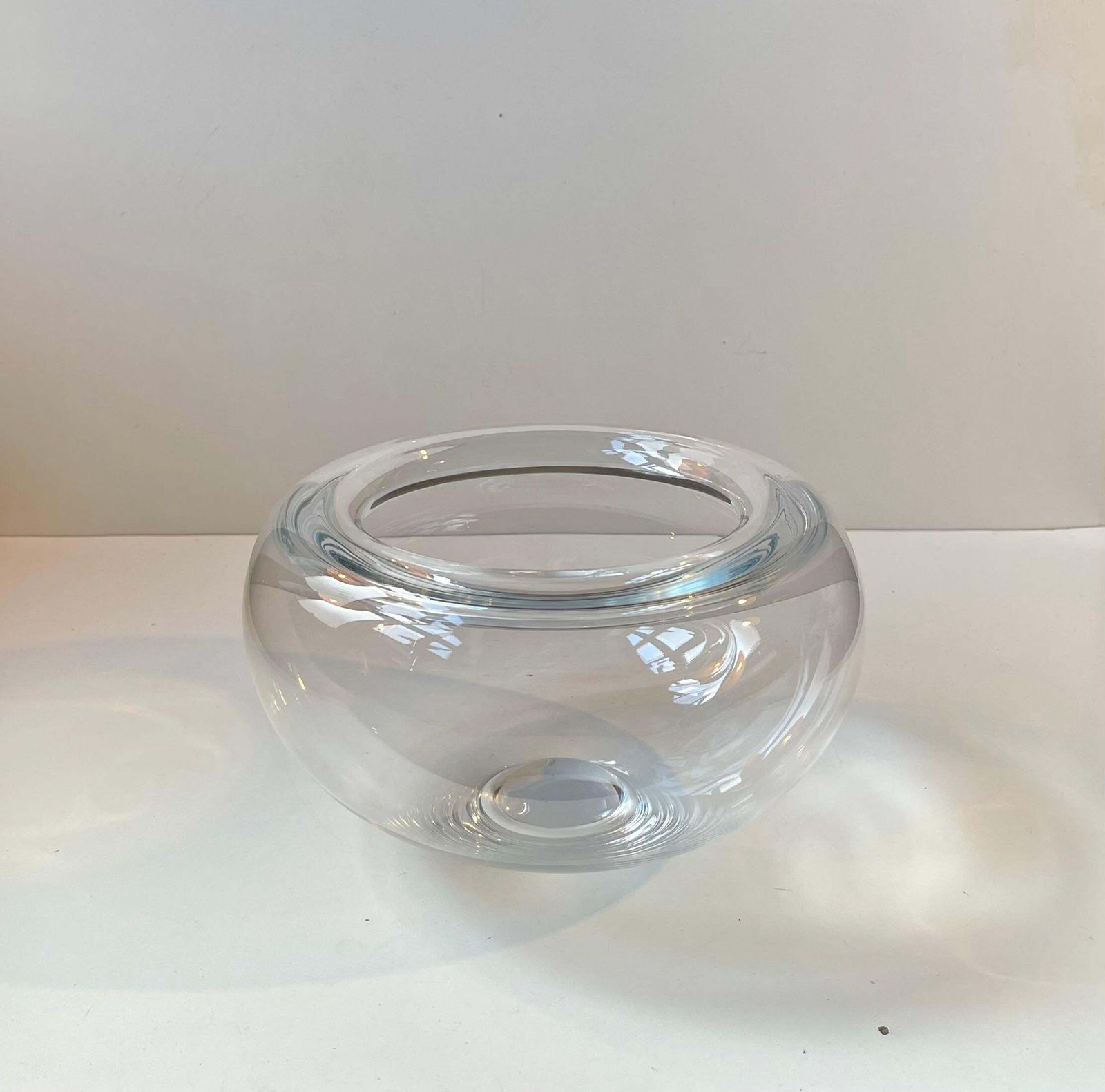 Vintage 'Gold Fish' Glass Bowl By Per Lütken For Holmegaard, 1970s photo Home Decor