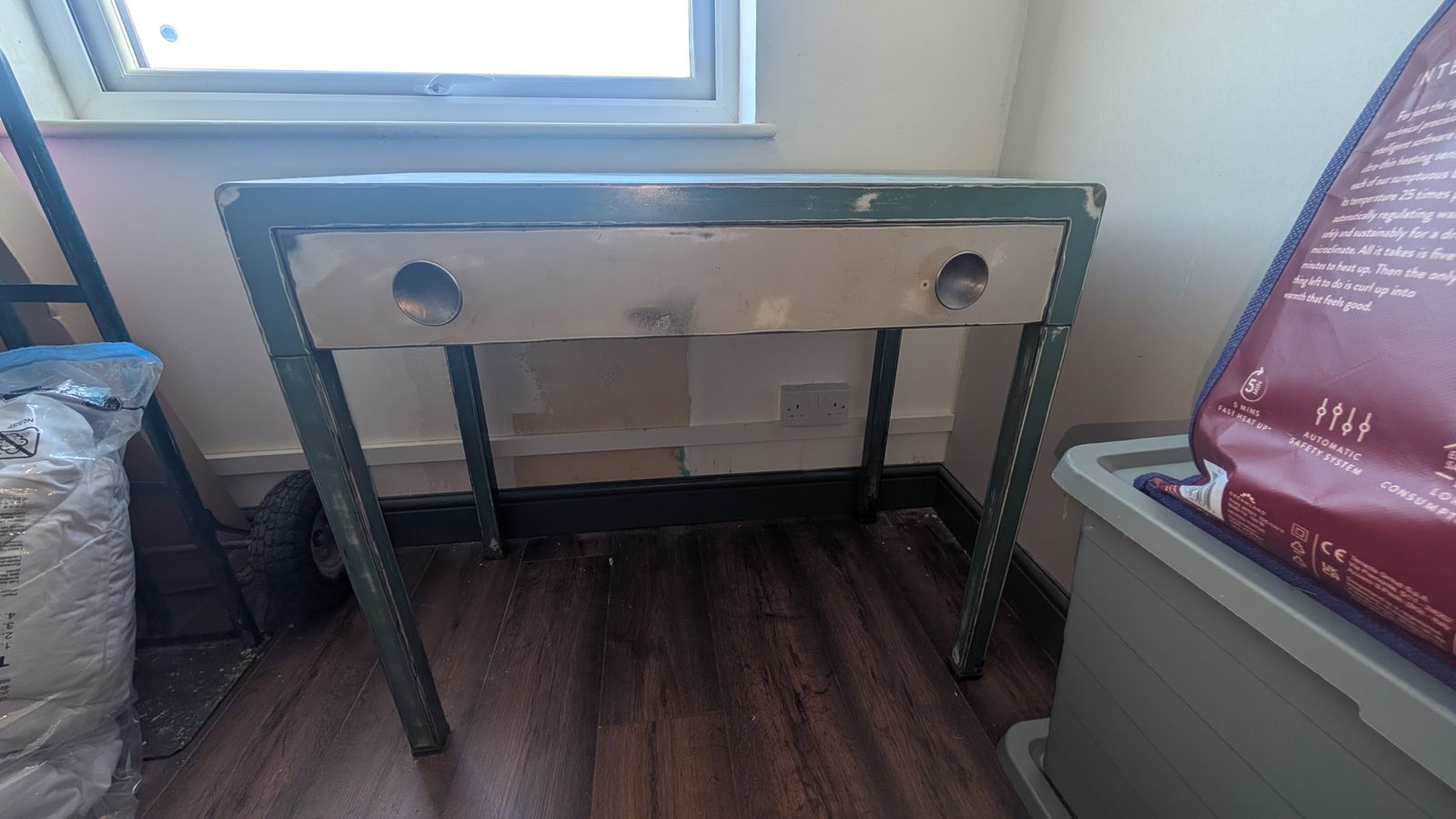 Rare Mid Century Industrial Simmons Metal Desk