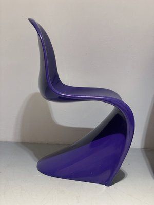 Vintage Chair In Purple By Verner Panton For Bayer, 1960s photo 931.0