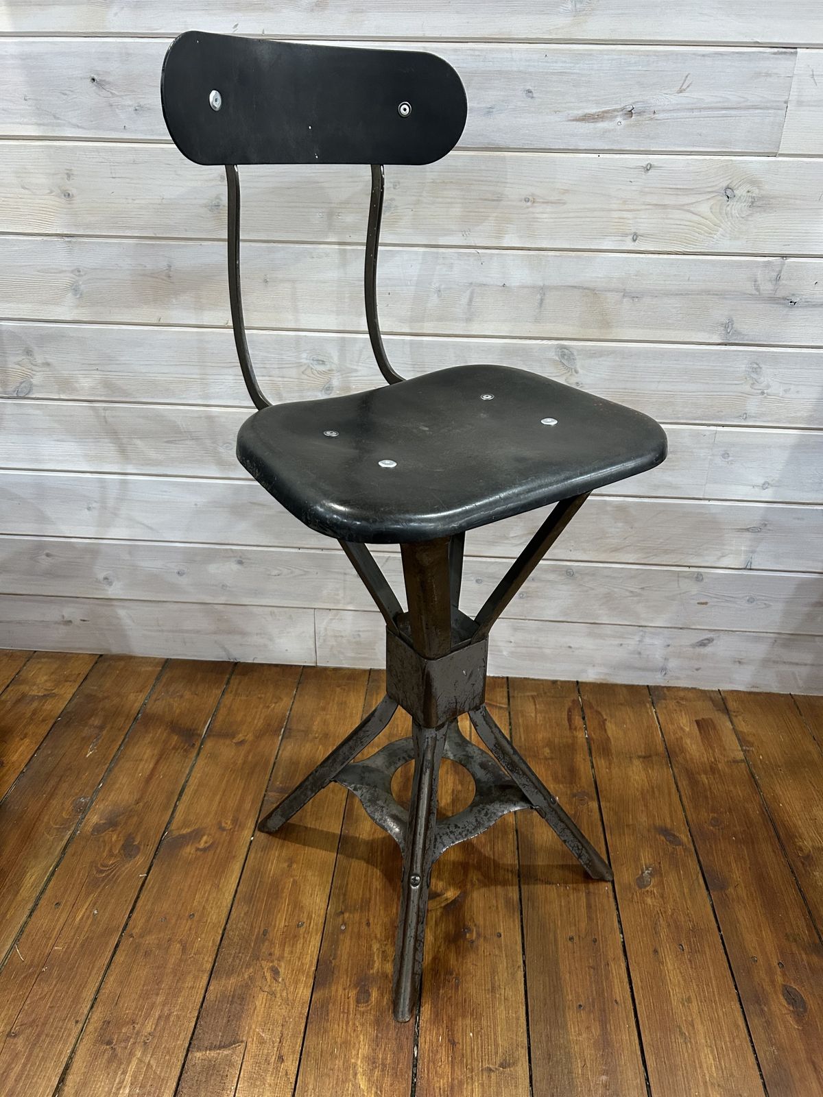 Industrial 1960s Chair. Lightly Cleaned But As Is In The Factory!!But