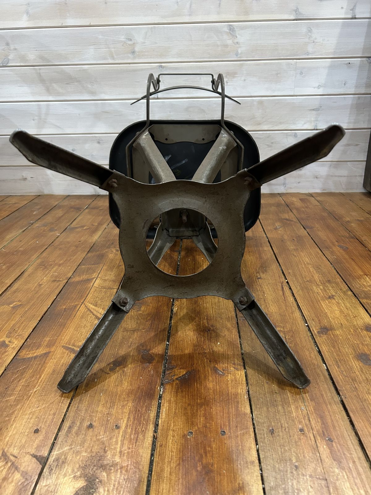 Industrial 1960s Chair. Lightly Cleaned But As Is In The Factory!!But photo Furniture