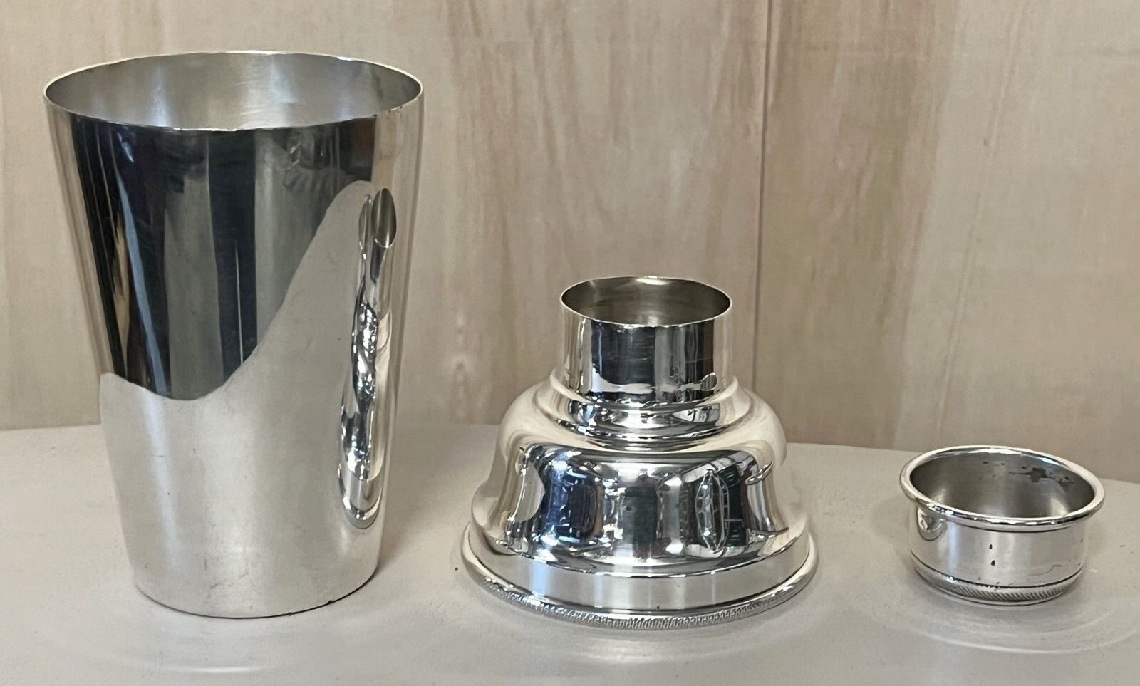 Antique Circa 1920 Art Deco Asprey & Co London Silver Plated Cocktail Shaker photo buy