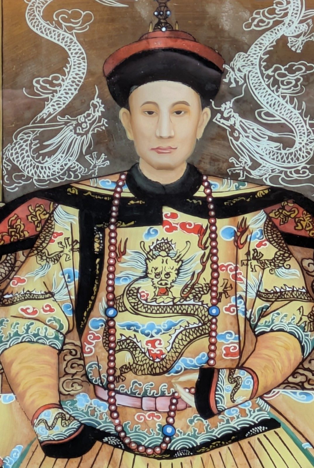 Good Chinese Painting On Glass Dignitary photo 485.0