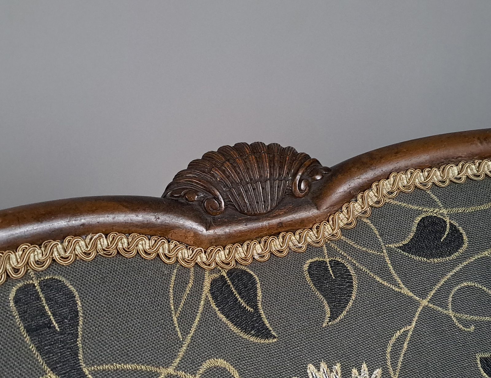 Lovely 19th Century Wing Arm Chair In The Queen Anne Manner C. 1850 photo vintage