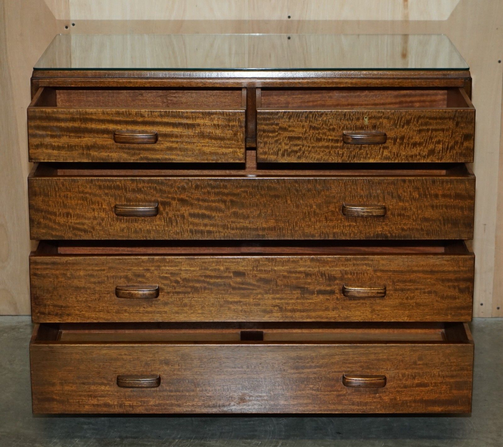 1 Of 2 Alfred Cox Mid Century Modern Chests Of Drawers Circa 1952 Period Oak photo Furniture