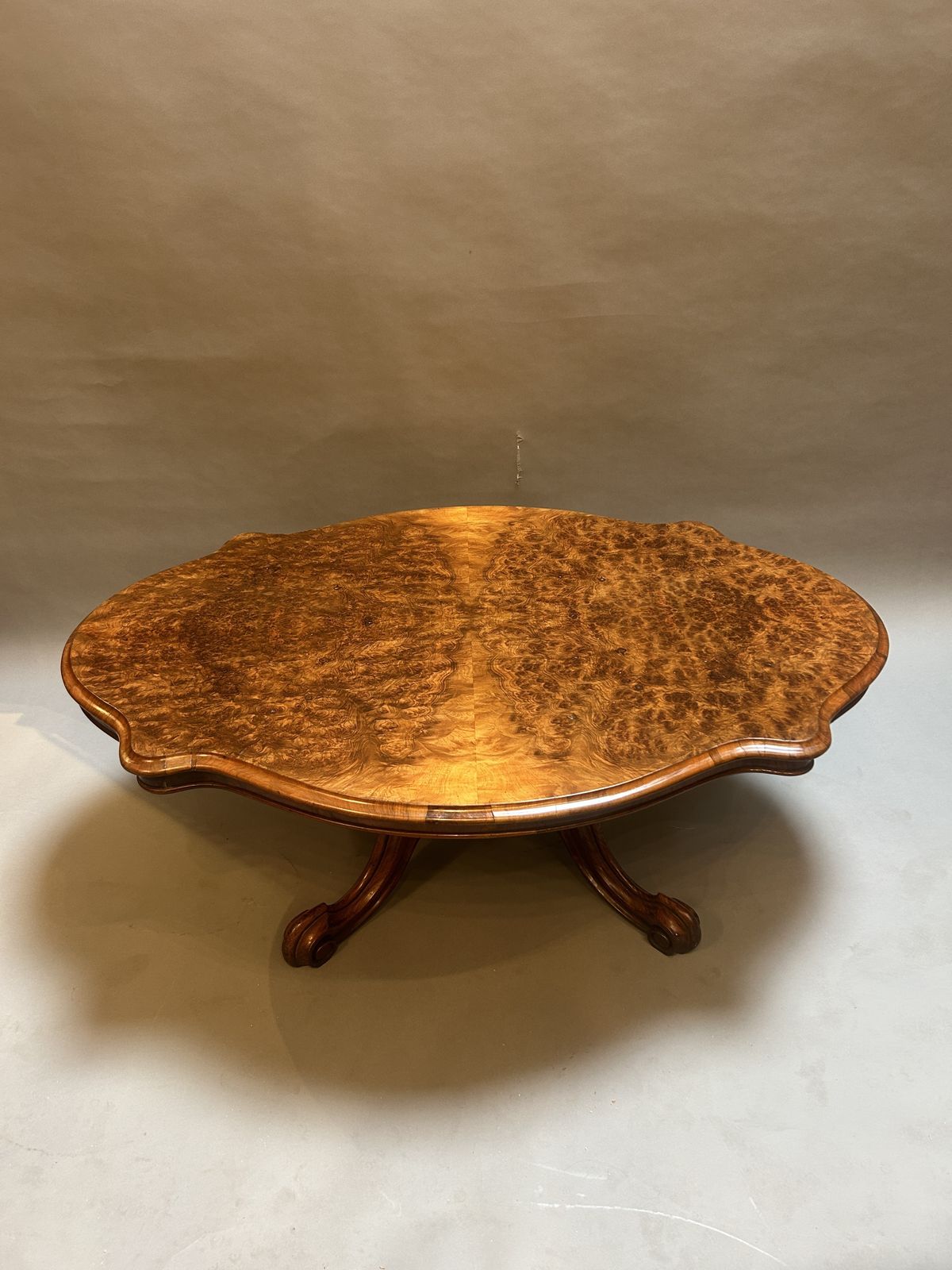 Victorian Burr Walnut Coffee Table photo Furniture