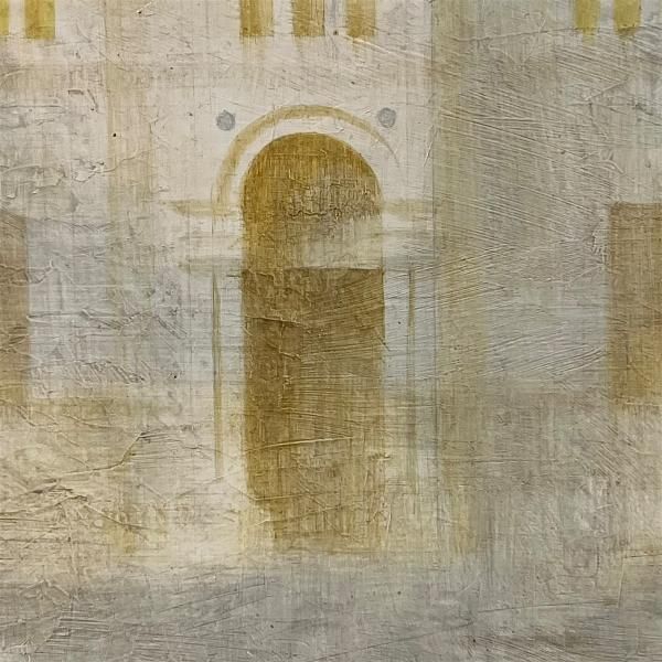 Norah Glover Frsa Large Oil On Board "Certosa Pavia" photo vinterior