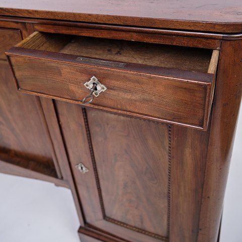 Sideboard / Desk   Hand Polished Mahogany   English Style   1860s photo Furniture