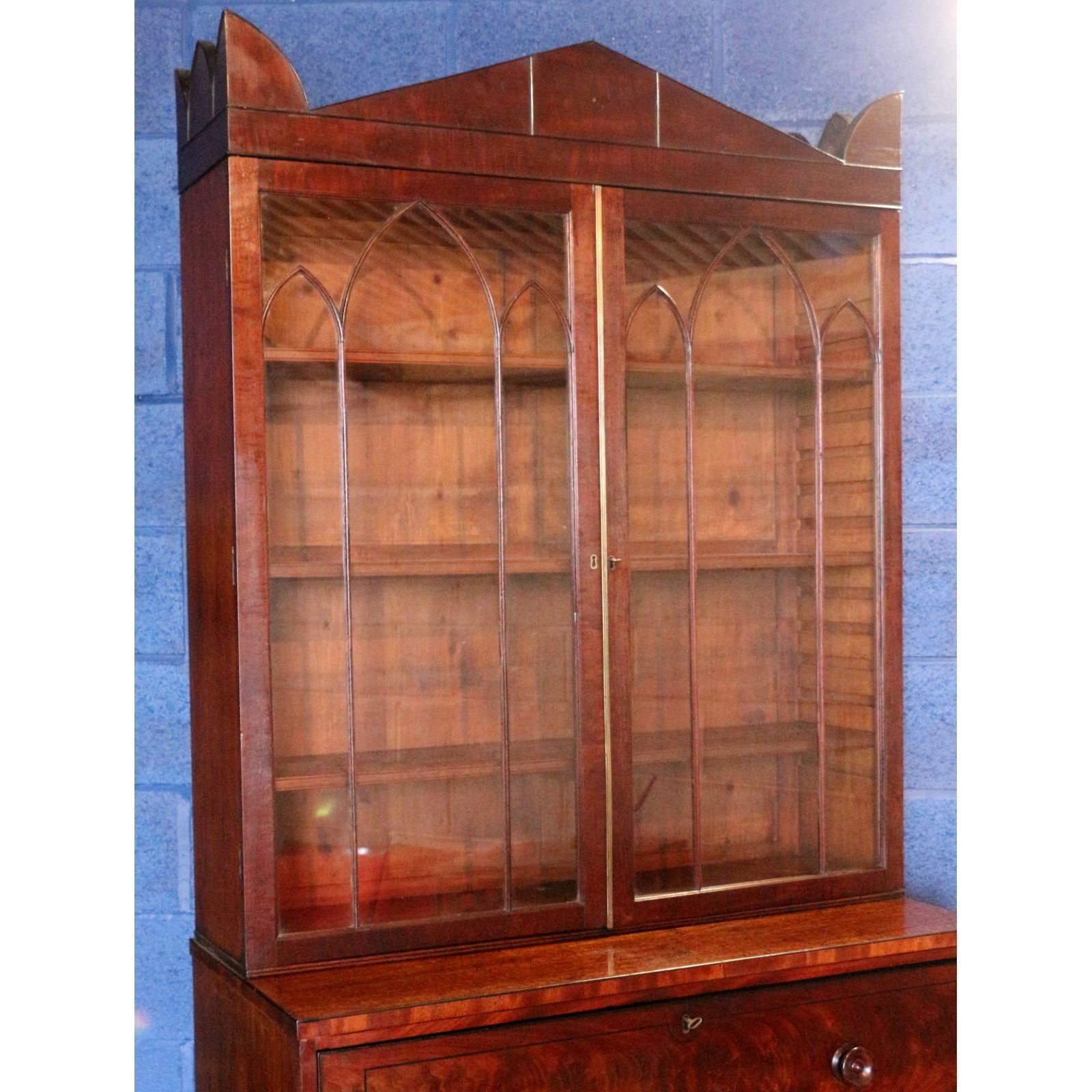 A Fine Regency Period Thomas Hope Mahogany Secretaire Bookcase photo buy
