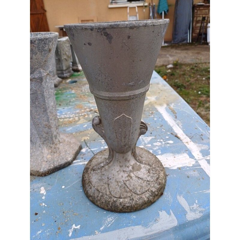photo for sale Set Of 8 Aluminum Vases 1900, 1900s
