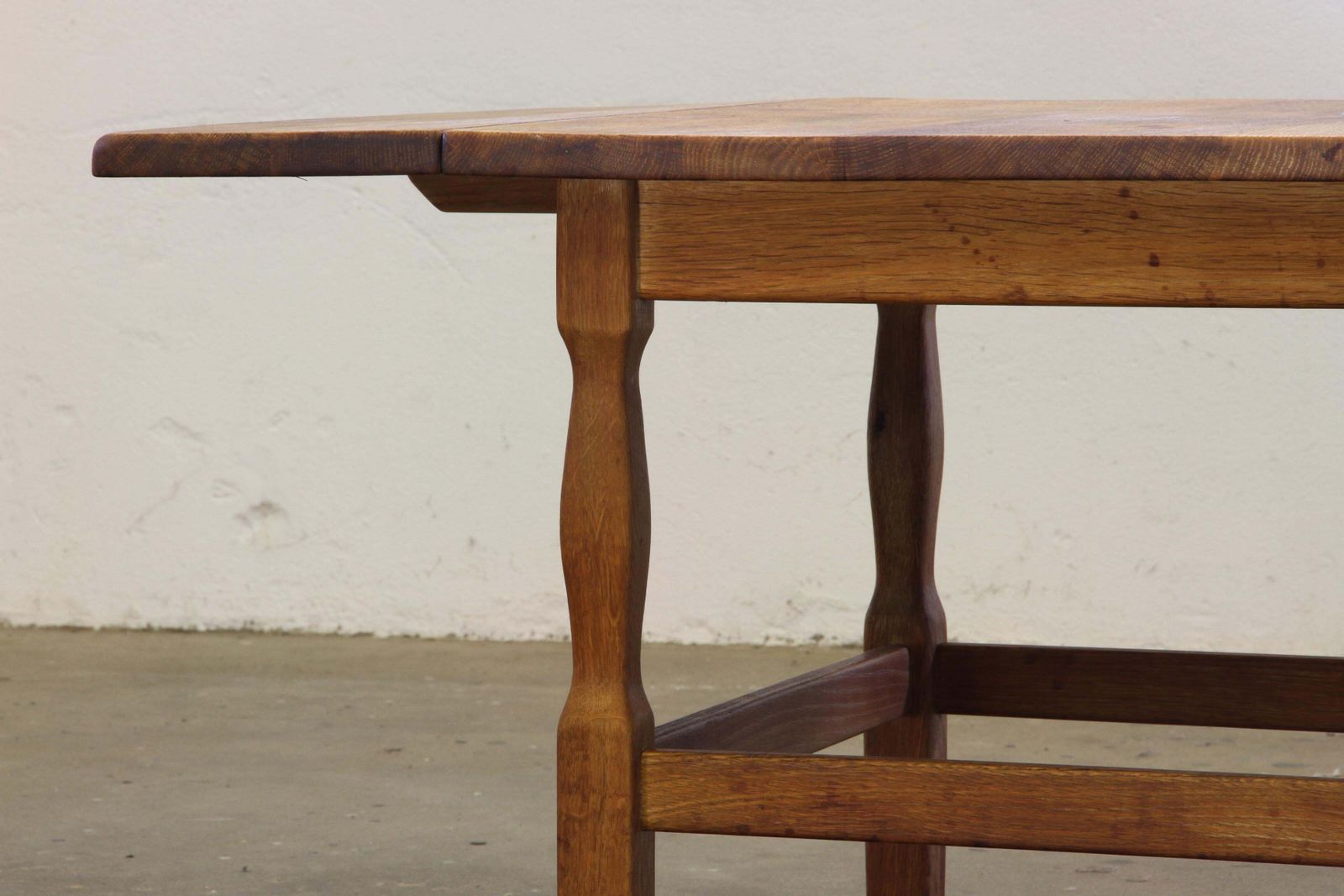 1960s Mid Century Brutalist Danish Coffee Table In Oak Attributed To Kjærnulf photo vinterior