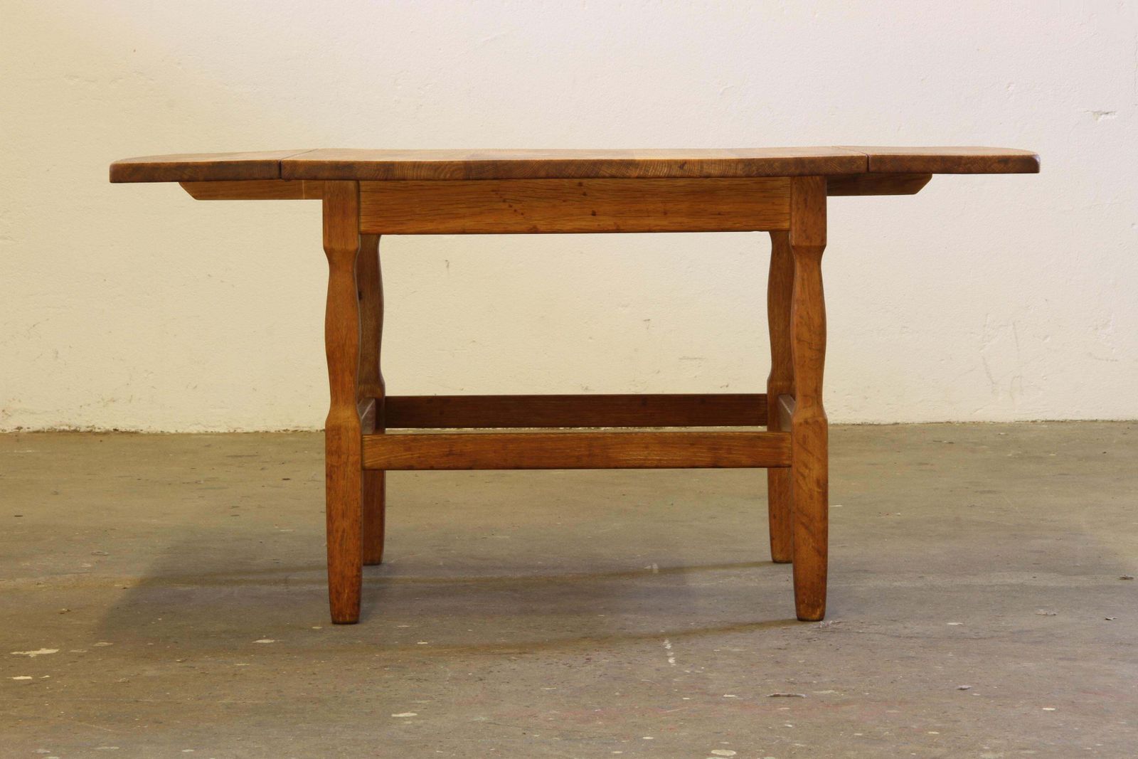 1960s Mid Century Brutalist Danish Coffee Table In Oak Attributed To Kjærnulf photo buy