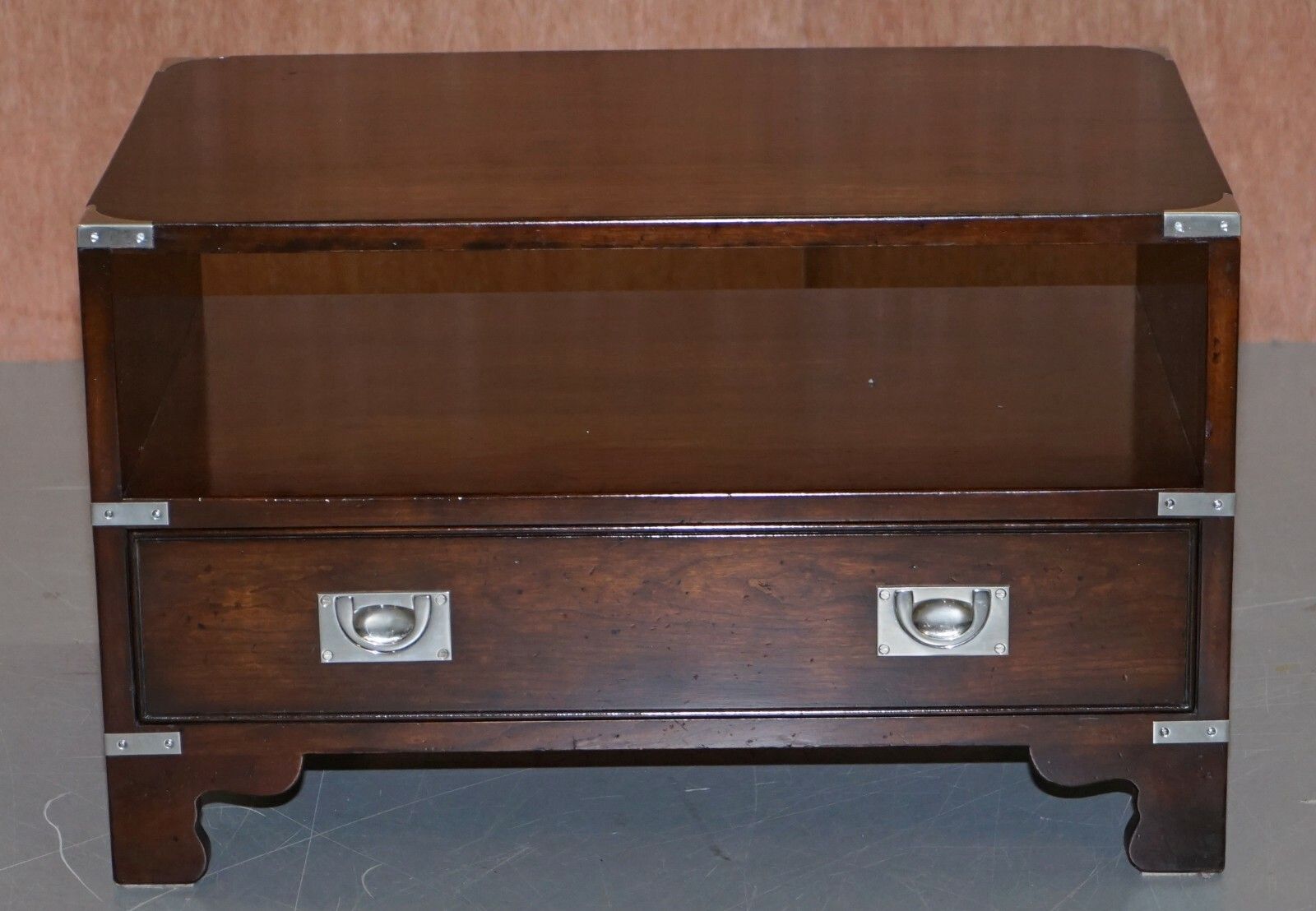 Rrp £2400 Kennedy Harrods London Military Campaign Television Stand Drawers Tv photo furniture