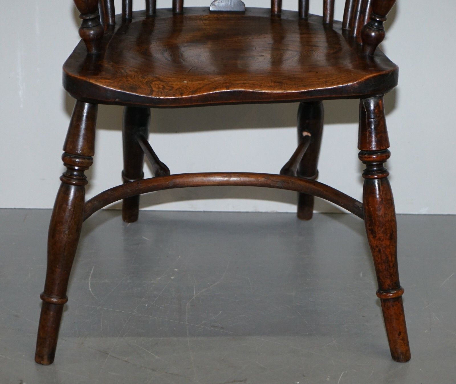 photo furniture 1 Of 6 Solid Elm Windsor Armchairs Circa 1860 English Countryhouse Furniture