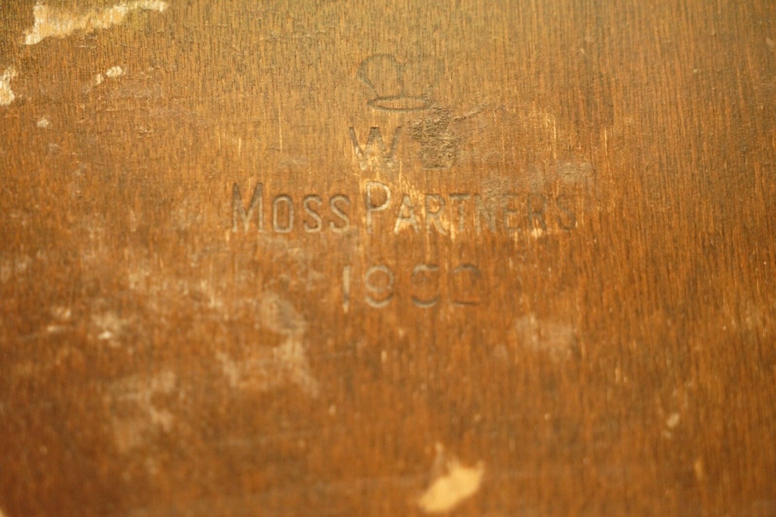 Pair Of Tall Moss Partners 1952 Mid Century Modern English Oak Side End Tables photo furniture