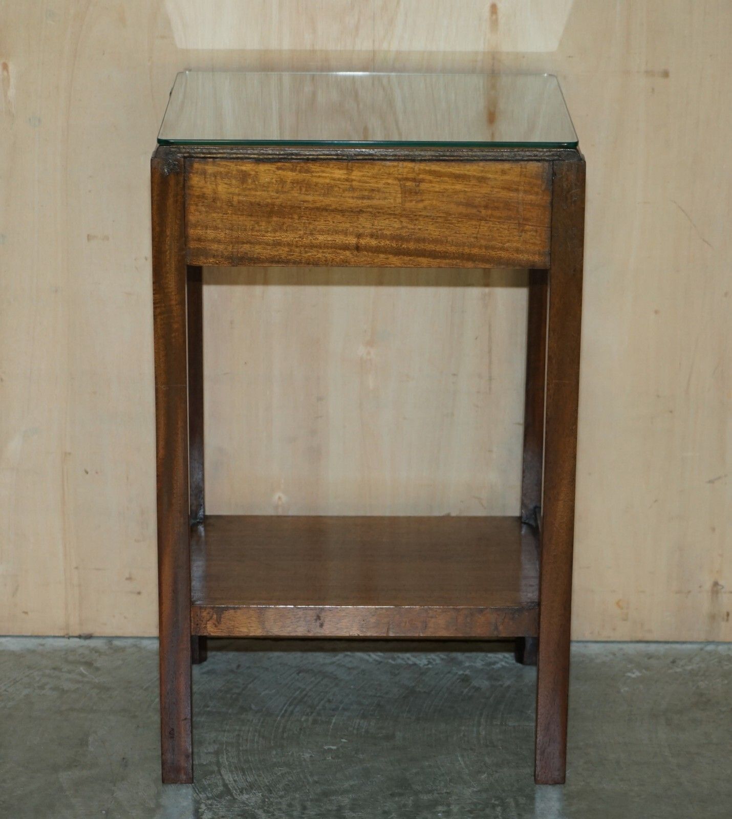 1250.0 Pair Of Tall Moss Partners 1952 Mid Century Modern English Oak Side End Tables photo