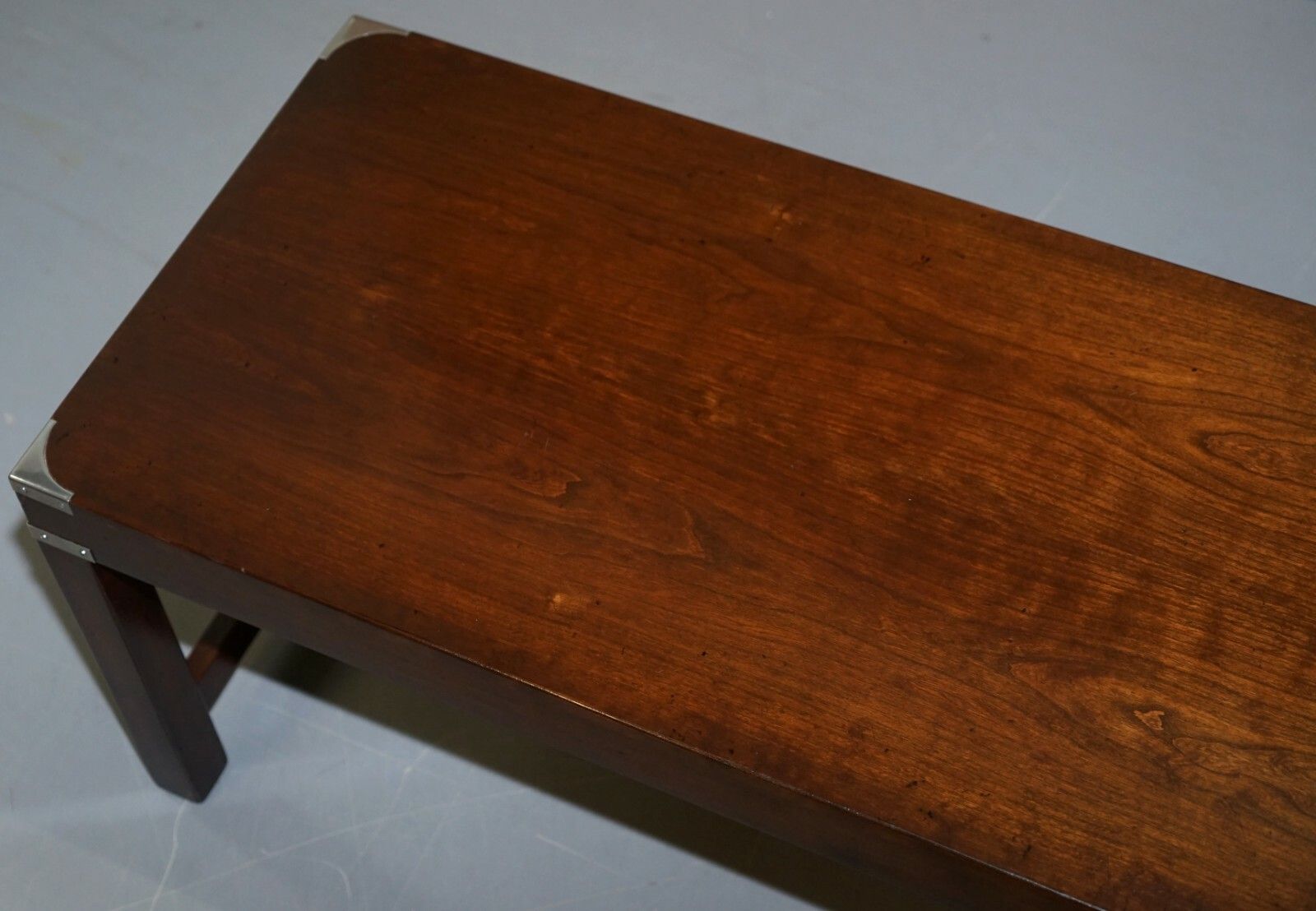 Luxury Rrp £2400 Kennedy Harrods London Military Campaign Coffee Cocktail Table photo 1250.0