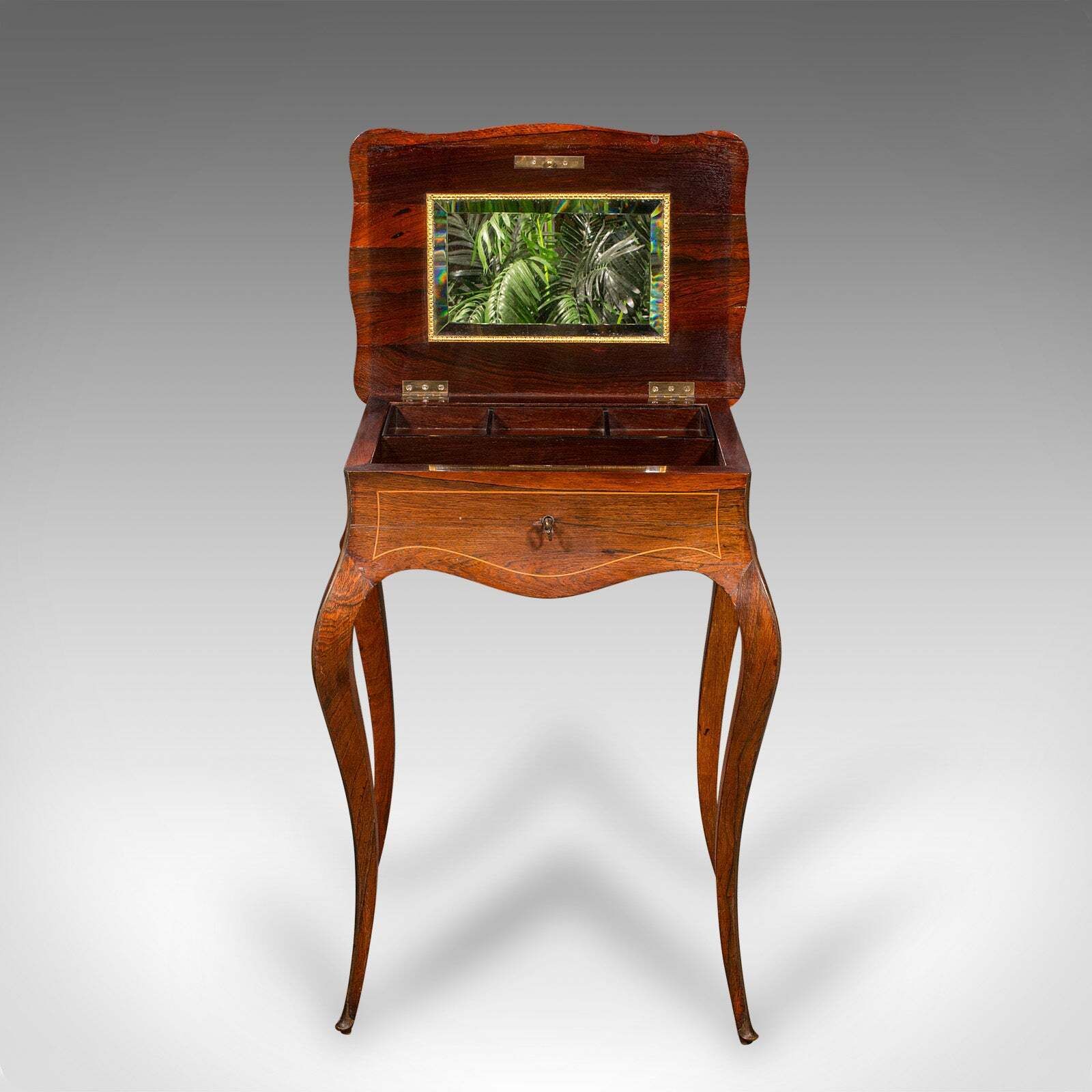 Antique Jewellery Table, French, Walnut, Side, Occasional, Victorian, Circa 1890 photo Furniture