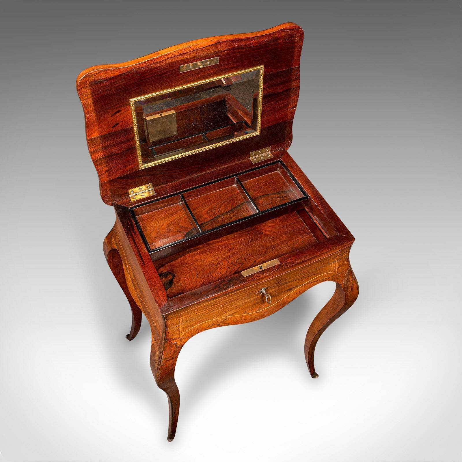 photo for sale Antique Jewellery Table, French, Walnut, Side, Occasional, Victorian, Circa 1890