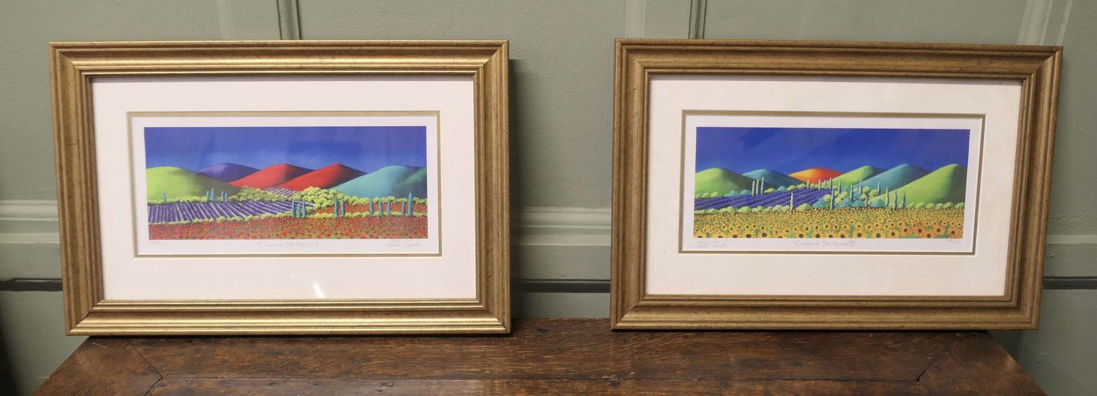 Cirque De St Amand II & III, Numbered Prints By Stella Parslow photo furniture