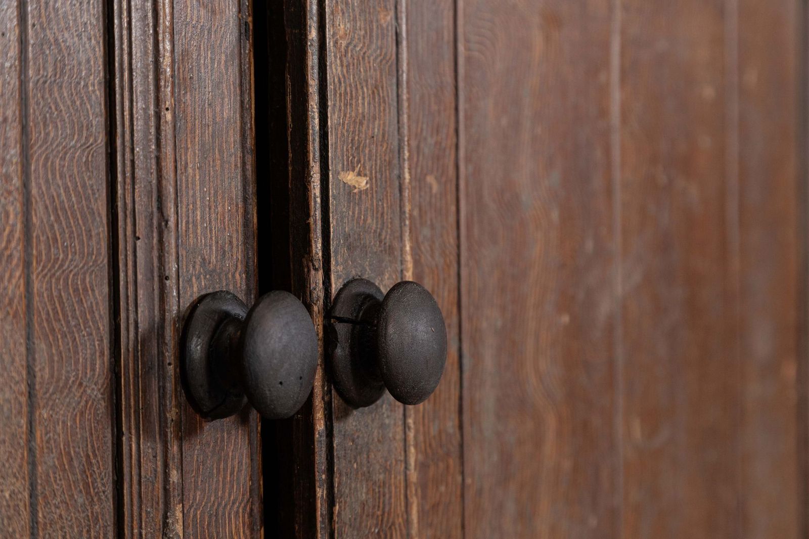 Furniture English Georgian Country Scrumble Grained Pine Housekeepers Cupboard photo