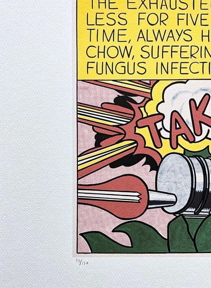Roy Lichtenstein, "Takka Takka", 1990s, Silk Screen photo for sale