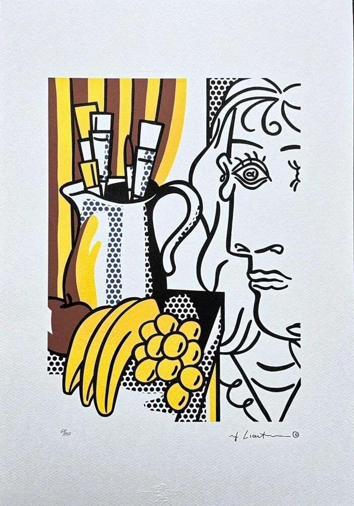 Roy Lichtenstein, "Still Life I", 1990s, Silk Screen