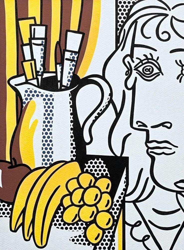 Roy Lichtenstein, "Still Life I", 1990s, Silk Screen photo for sale