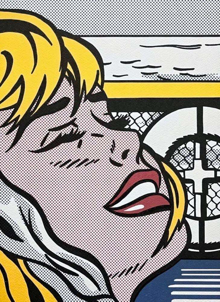 Roy Lichtenstein, "Shipboard Girl", 1990s, Silk Screen photo furniture