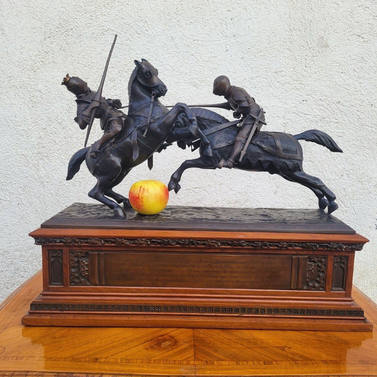 Model Of Nieuwerkerke, Battle Of The Duke Of Clarence, Bronze, Late 19th Century photo furniture