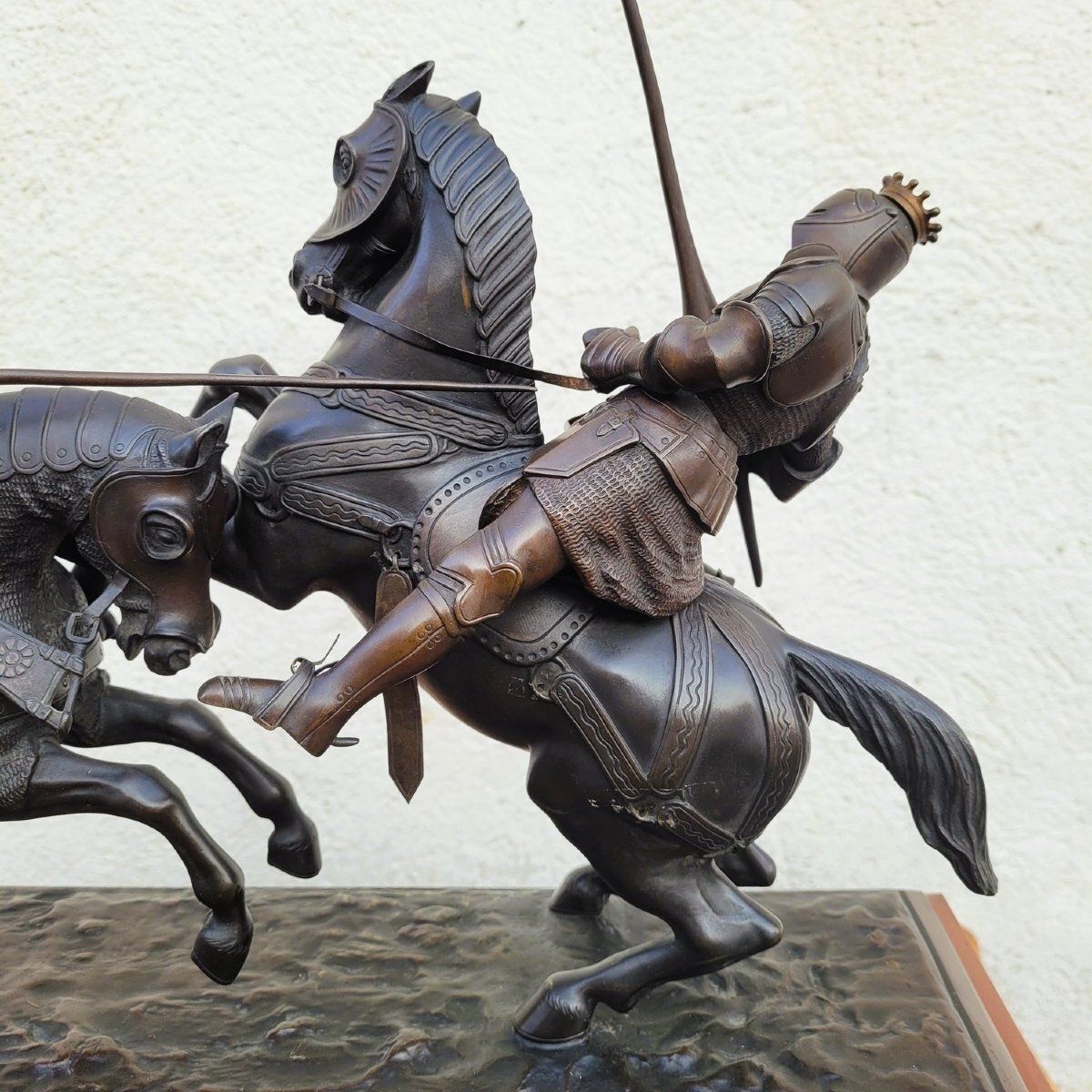 photo for sale Model Of Nieuwerkerke, Battle Of The Duke Of Clarence, Bronze, Late 19th Century