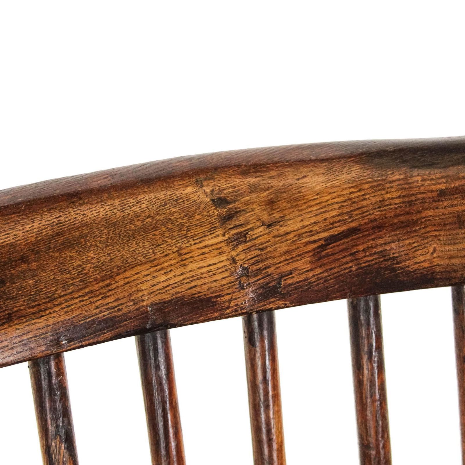 Antique Primitive Ash And Elm Windsor Comb Back Armchair | Windsor Chair | Antique Furniture | Antique | Fireside Chairs (M 6332) photo buy