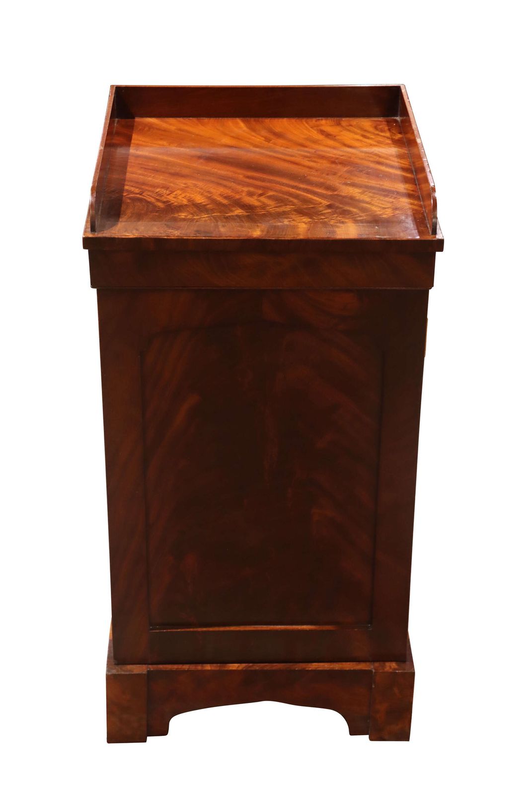 Mid 19th Century Flame Mahogany Pedestal Cupboard, Circa 1840 photo 662.0
