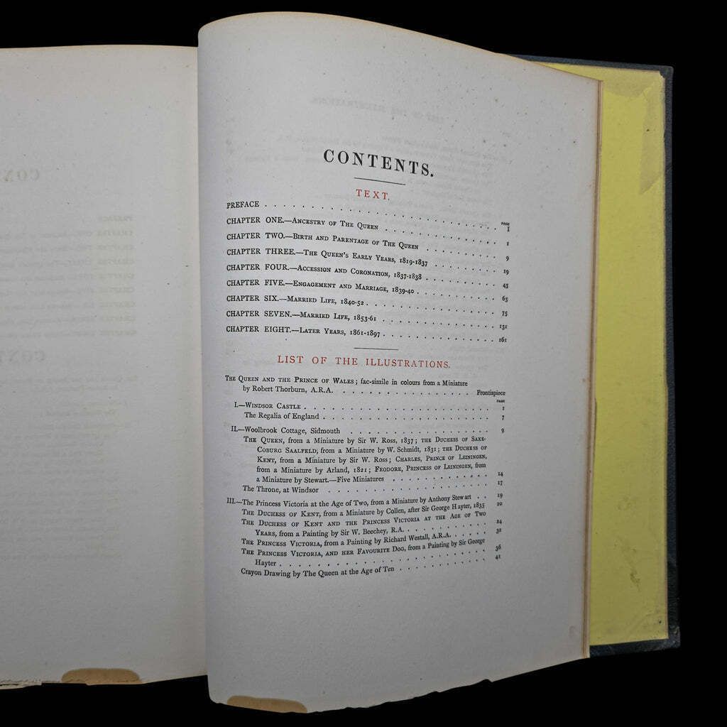 383.0 Antique Royal Book, Queen Victoria, History Reference, Hardcover, Jubilee, 1897 photo