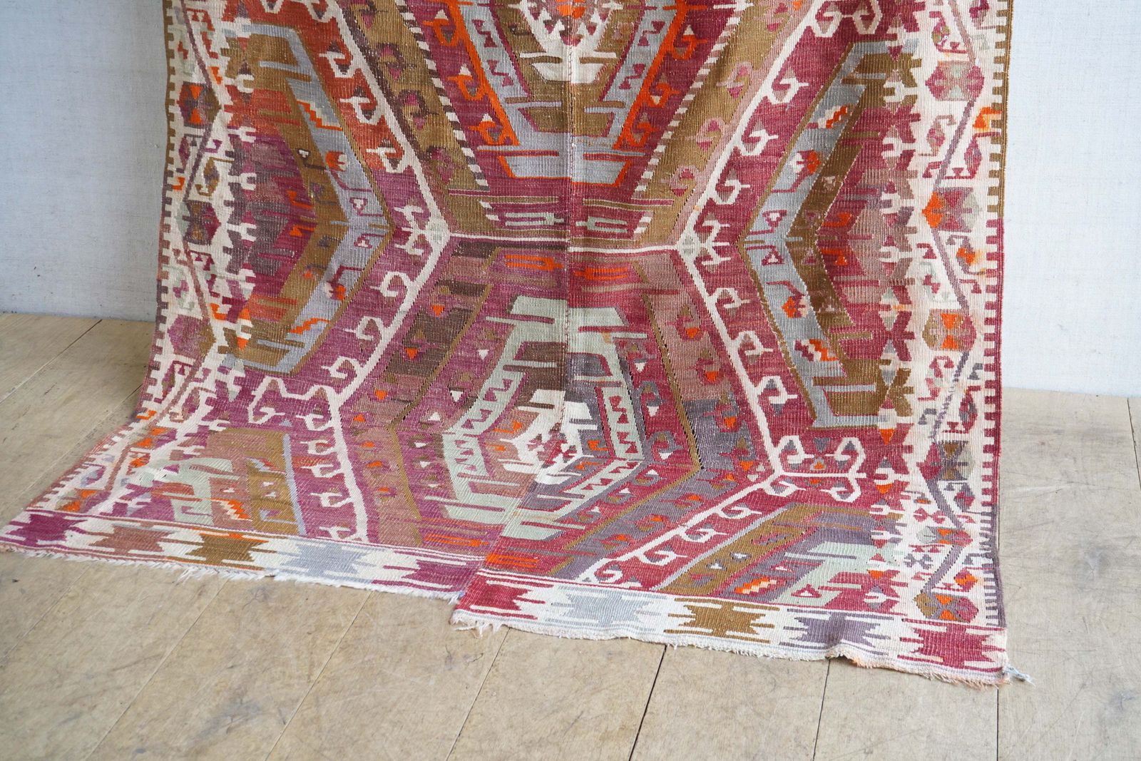 Large Turkish Kilim, Oriental photo vinterior