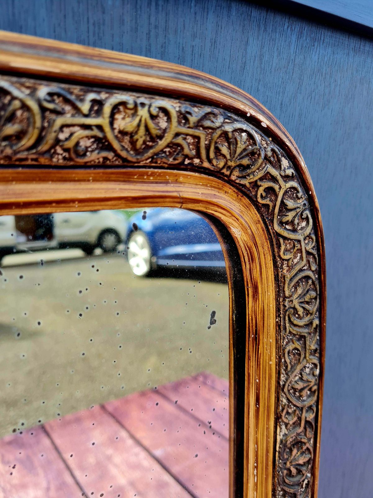 Antique 19th Century French Louis Philippe Style Wall Mirror photo Home Decor