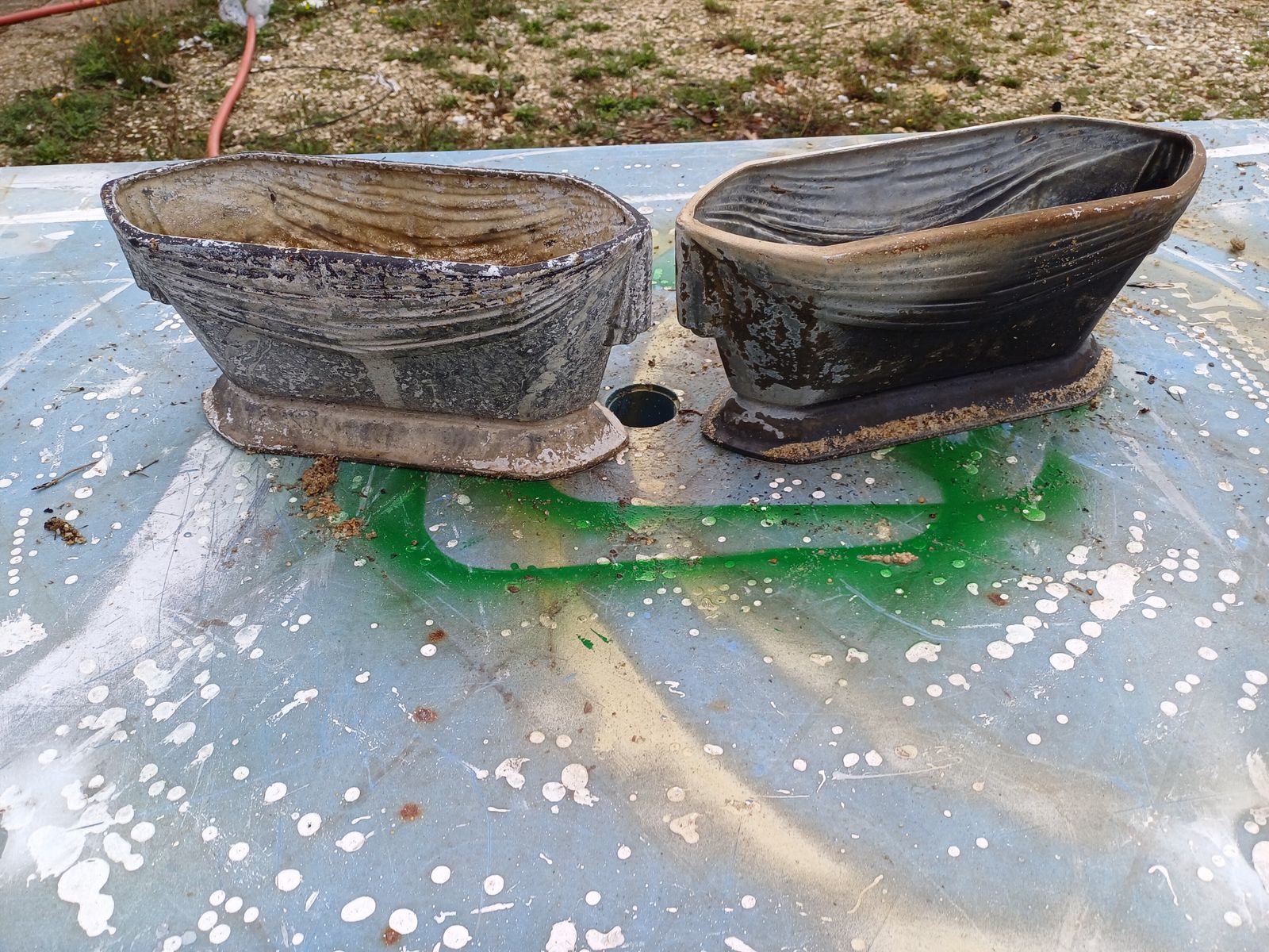Pair Of Cast Iron Planters 1900 From Charleville Mézières photo 129.0
