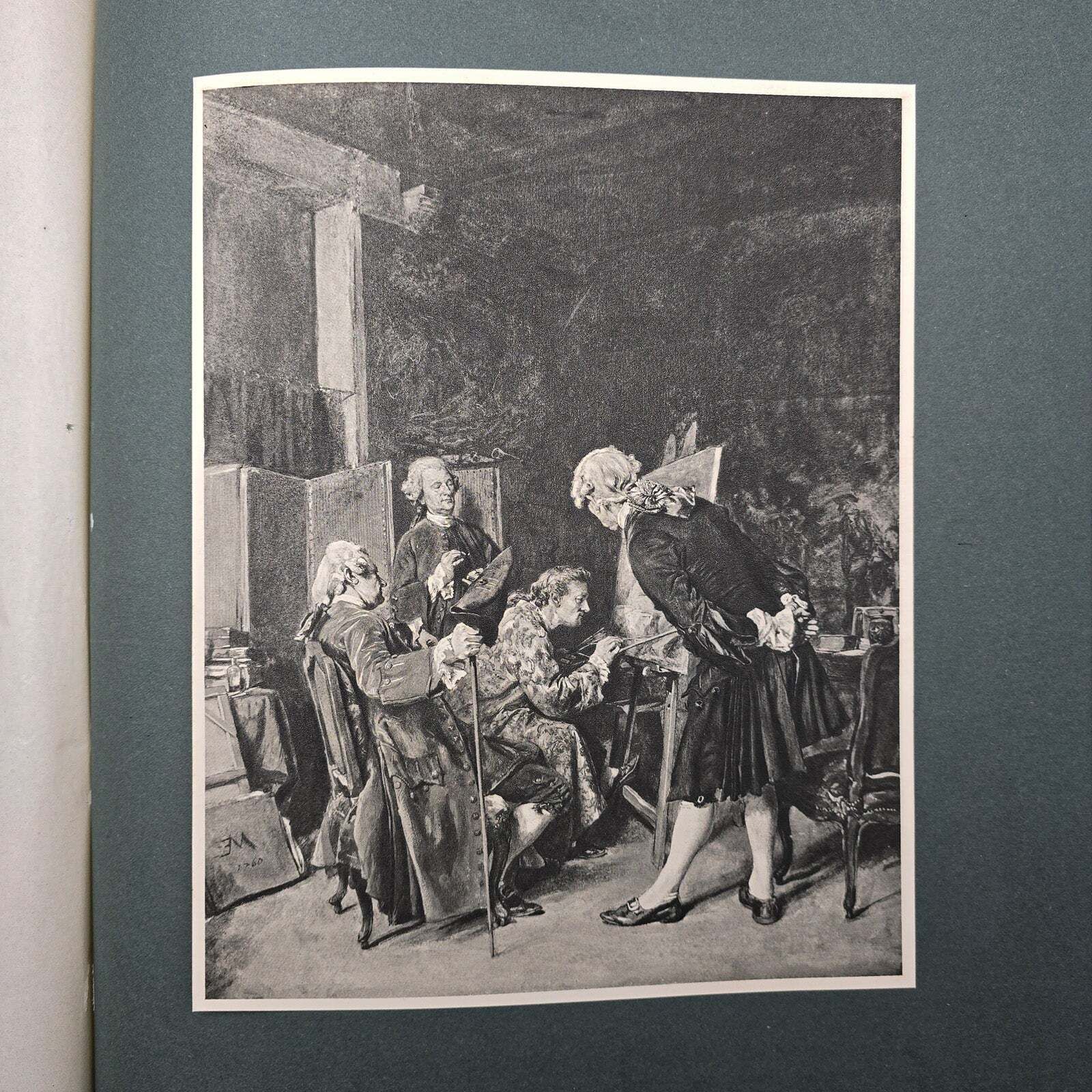 352.0 Antique Art Book, The Masters' Masterpieces, Hardcover, Illustrated, Edwardian photo