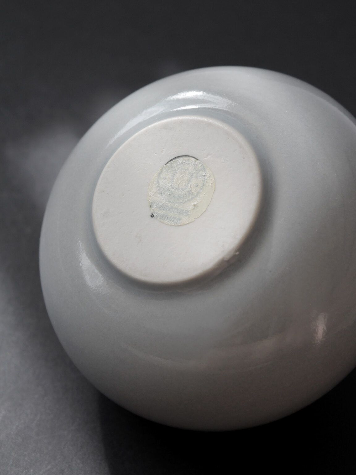 Anne Nilsson Höganäs Ceramic Grey Aladdin Oil Lamp photo for sale