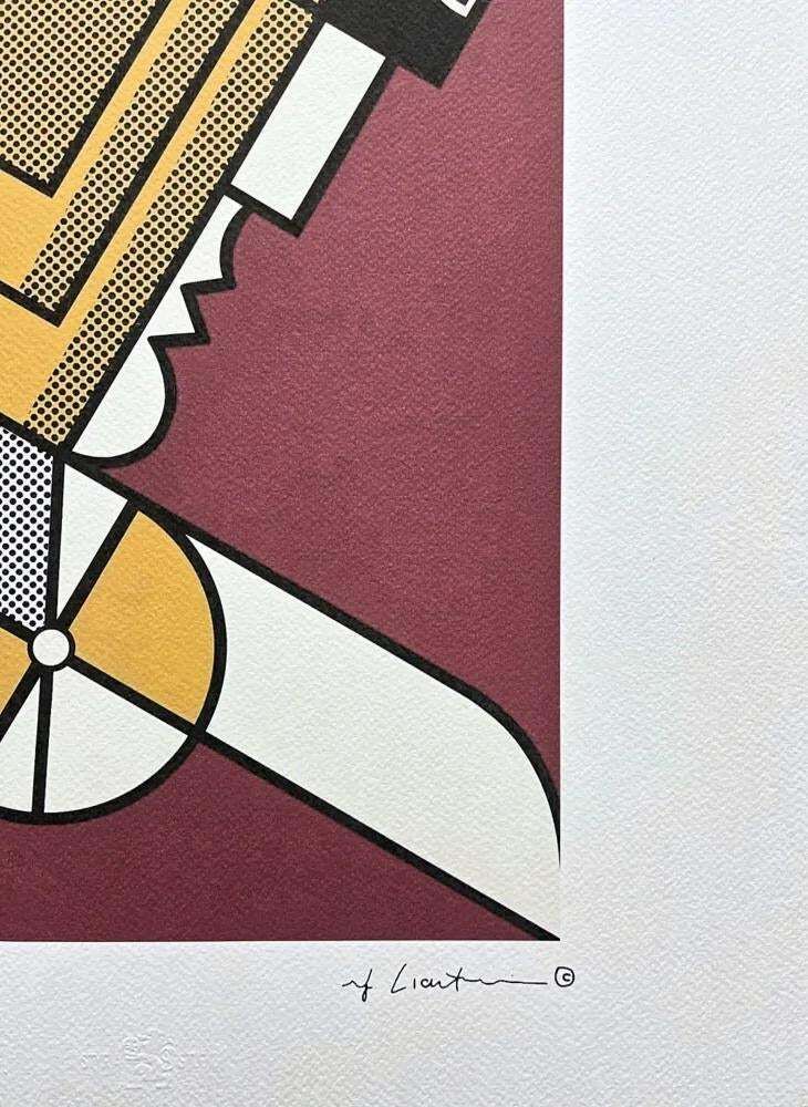 Roy Lichtenstein, "Salute To Aviation", 1990s, Silk Screen photo for sale