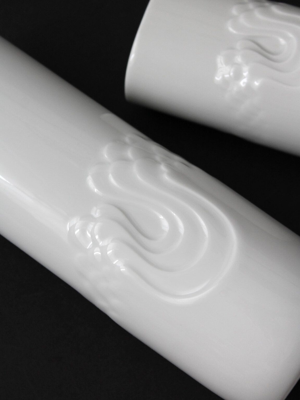Rosenthal Tapio Wirkkala White Porcelain Vases photo for sale