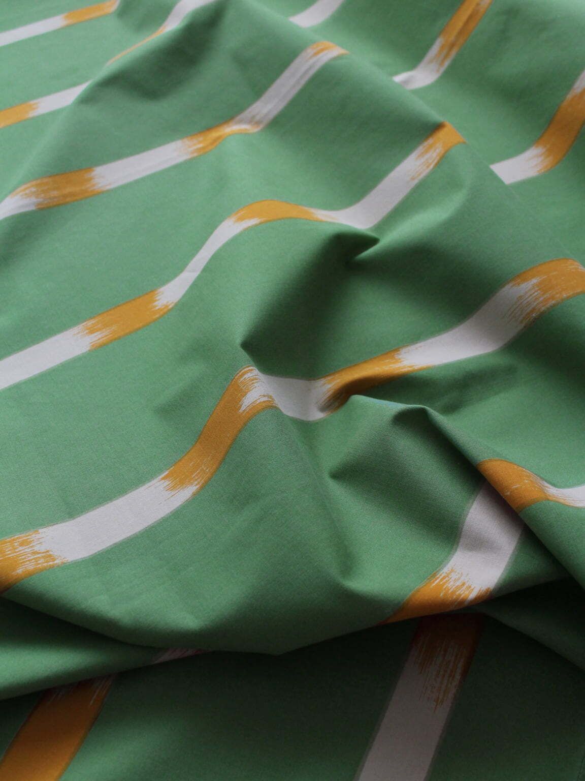 Marimekko Fujiwo Ishimoto 80s Striped Tablecloth 1.44×1.50m photo for sale