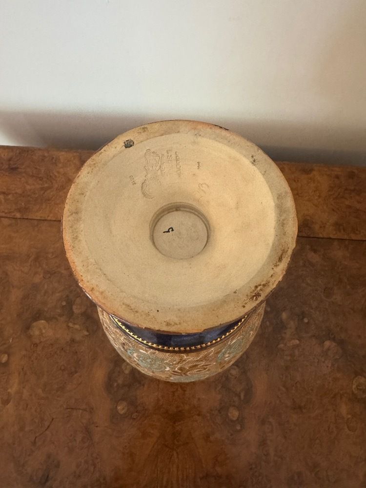 Stunning Quality Large Antique Royal Doulton Vase photo Home Decor
