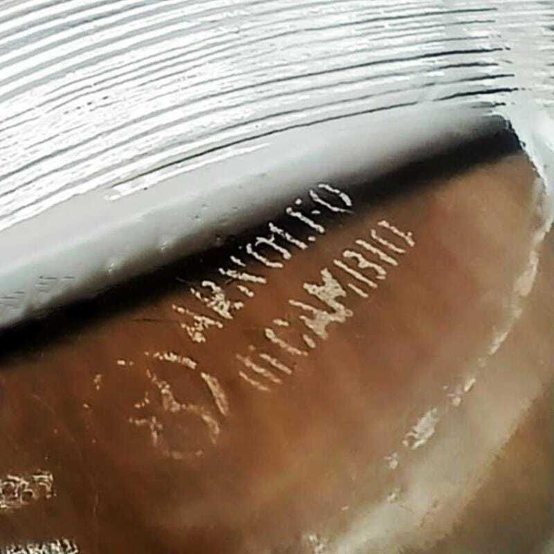 photo furniture 1970s Big Ashtray By Fabio Frontini For Arnolfo Di Cambio In Lead Crystal, Azteca Collection. 20cm. / 7.87 Inches.