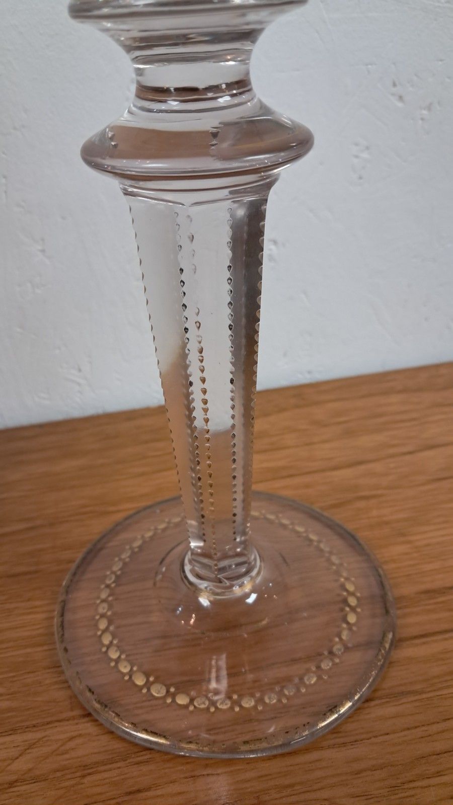 Antique Large Oversized French Gilt Glass Wedding Goblet. Circa 1860 photo Home Decor