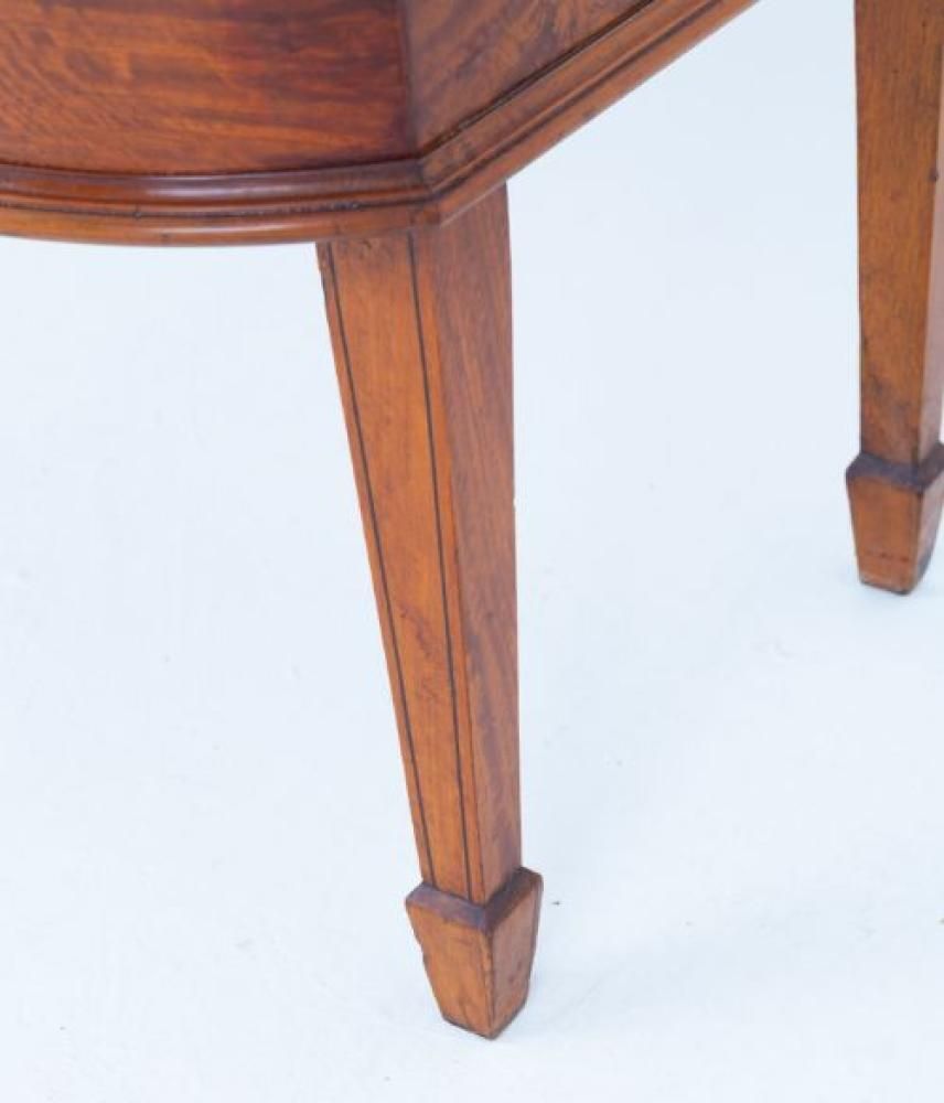 Sheraton Display Cabinet Satinwood Revival Bookcase 1880 photo furniture